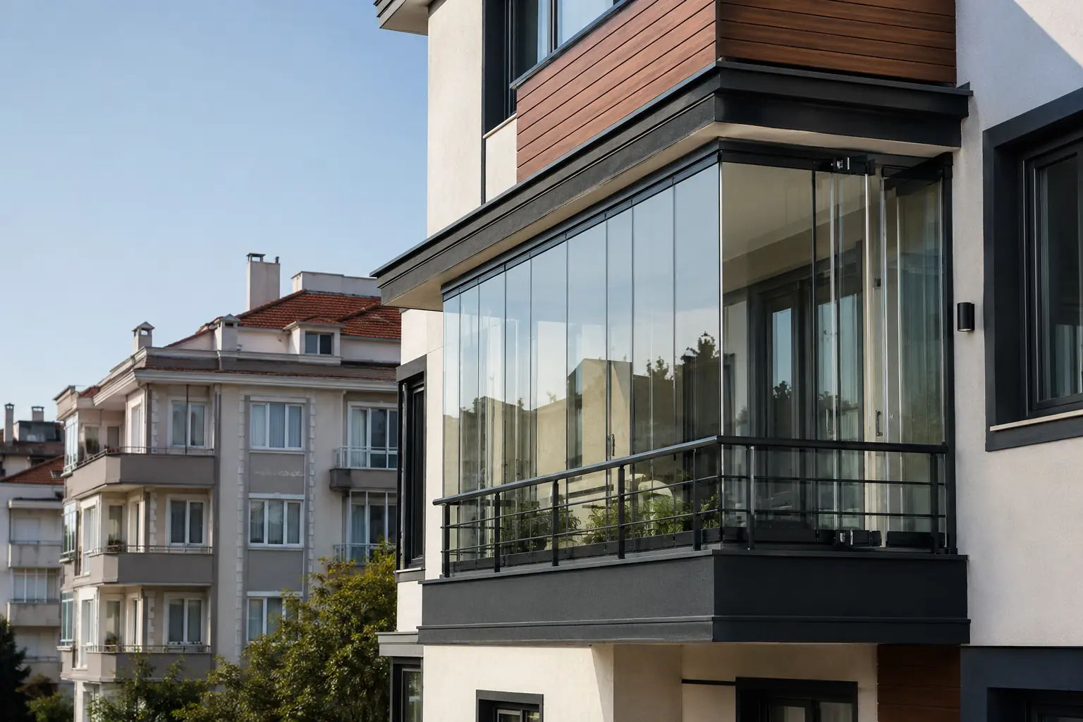Lüleburgaz katlanır cam balkon uygulaması